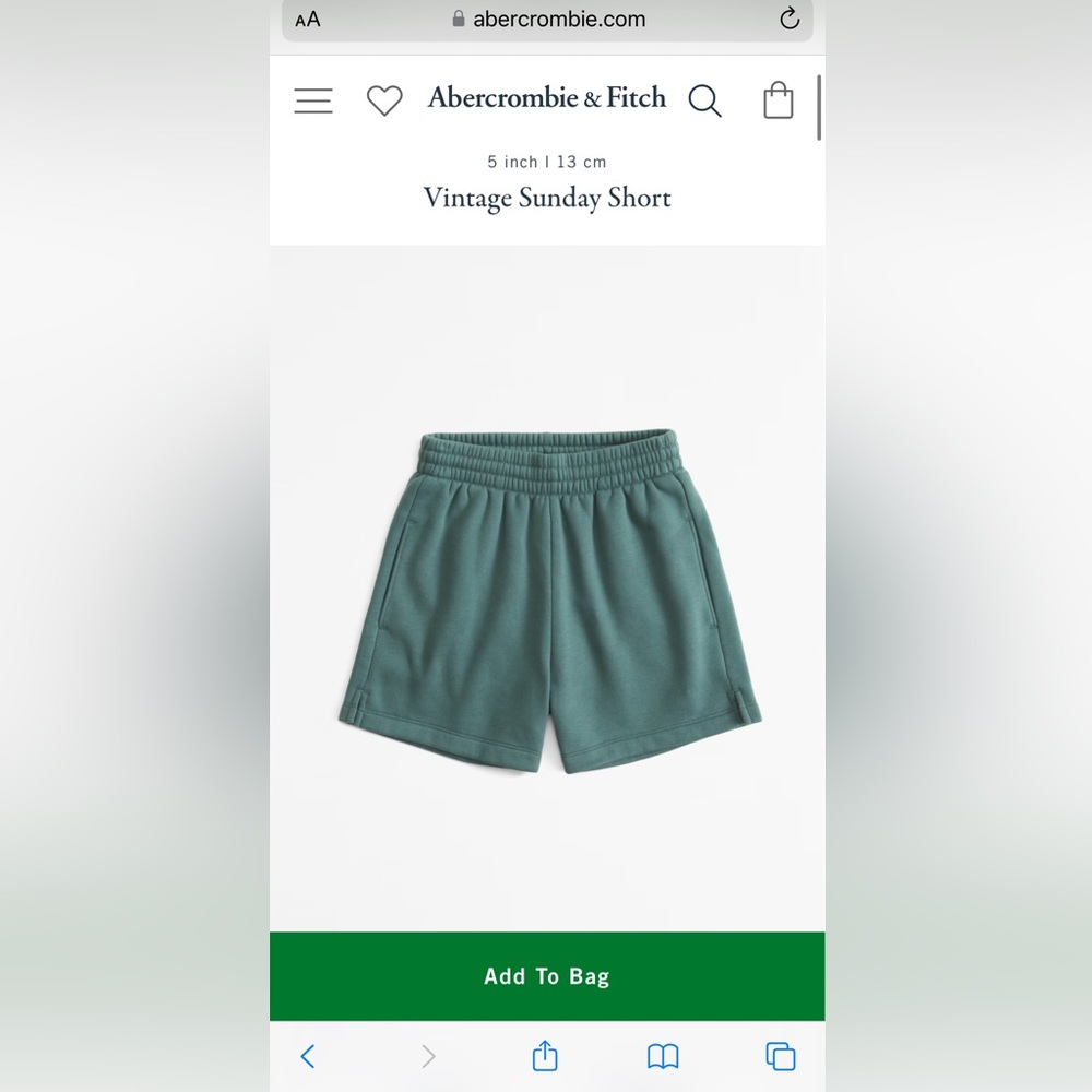 ISO Abercrombie vintage Sunday shorts in size large or medium